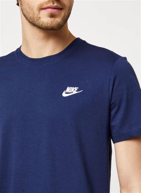 katoen nike tshirt blauw